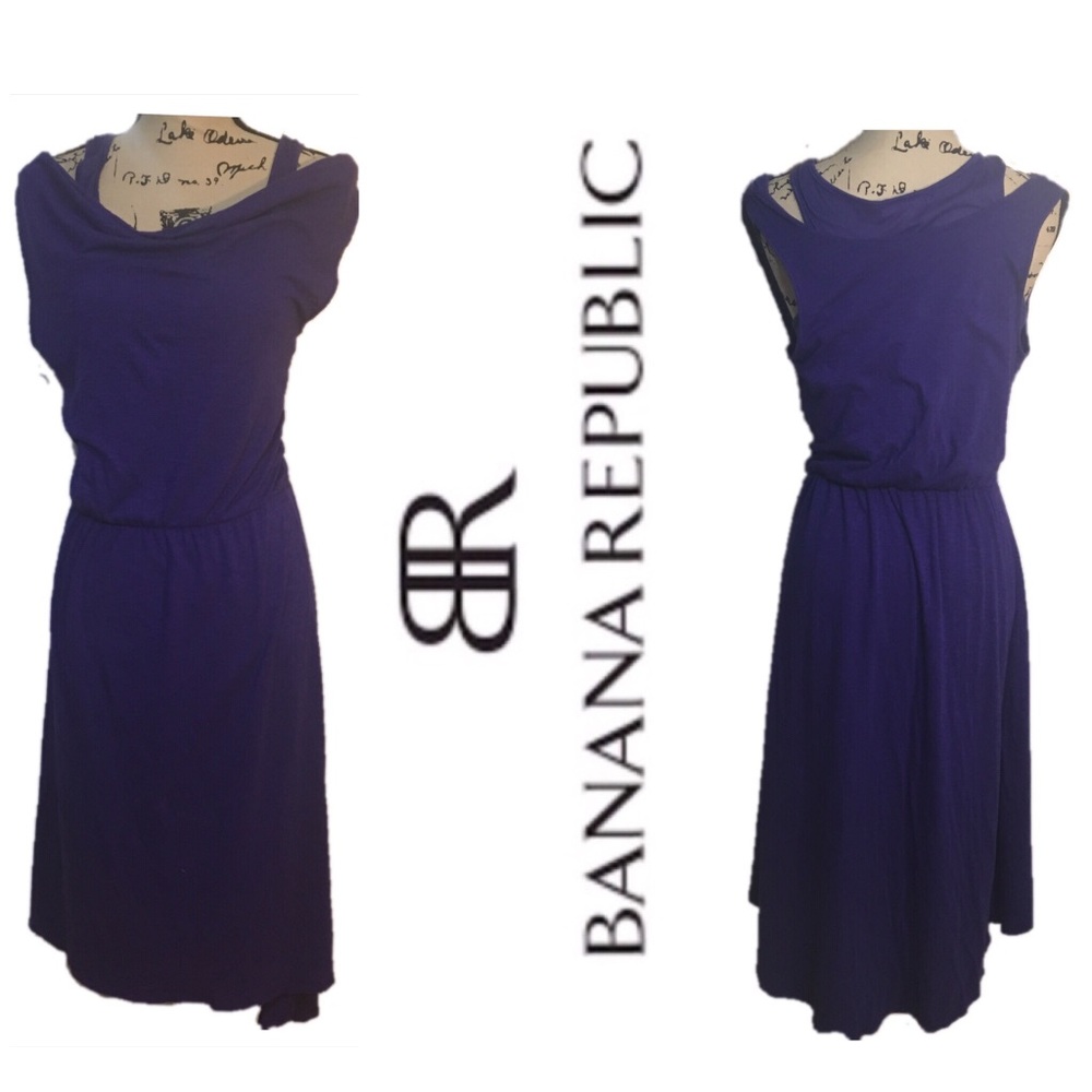 High Low Layered Double Strap Purple Dress